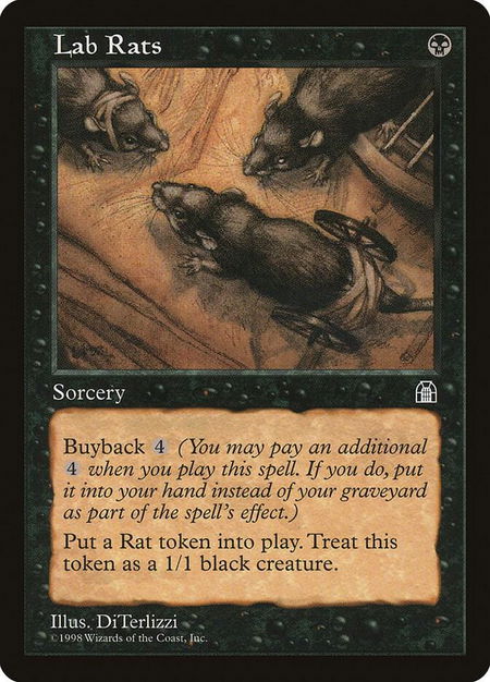 Lab Rats - Stronghold Magic: The Gathering trading card