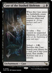 Case of the Stashed Skeleton - Promo Pack: Murders at Karlov Manor (PPMKM) #80p - Rare Magic: The Gathering Trading Card