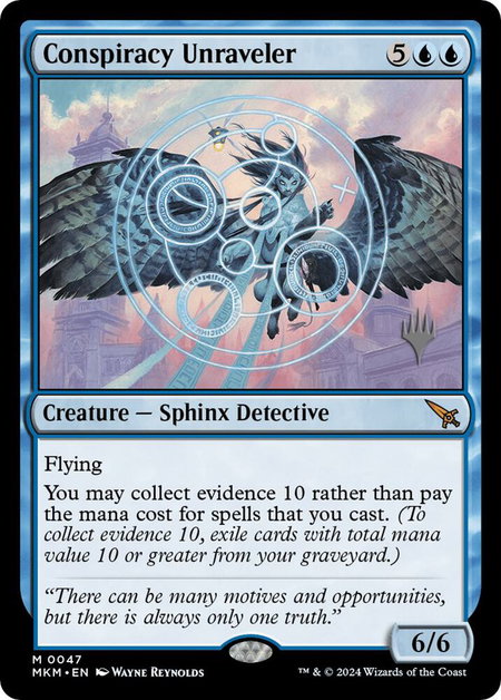 Conspiracy Unraveler - Promo Pack: Murders at Karlov Manor Magic: The Gathering trading card