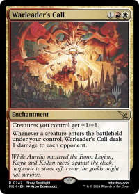 Warleader's Call - Promo Pack: Murders at Karlov Manor (PPMKM) #242p - Rare Magic: The Gathering Trading Card