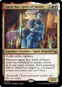 Agrus Kos, Spirit of Justice - Promo Pack: Murders at Karlov Manor (PPMKM) #184p - Mythic Rare Magic: The Gathering Trading Card