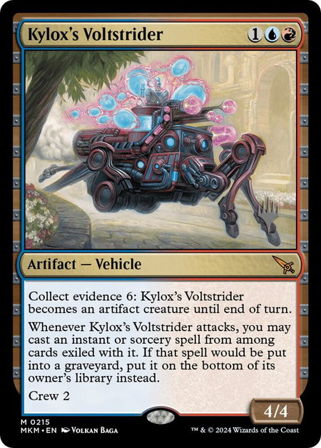 Kylox's Voltstrider - Promo Pack: Murders at Karlov Manor Magic: The Gathering trading card