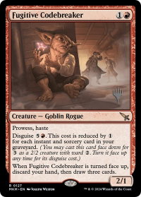 Fugitive Codebreaker - Promo Pack: Murders at Karlov Manor (PPMKM) #127p - Rare Magic: The Gathering Trading Card