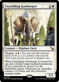Unyielding Gatekeeper - Promo Pack: Murders at Karlov Manor (PPMKM) #35p - Rare Magic: The Gathering Trading Card