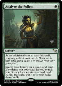 Analyze the Pollen - Promo Pack: Murders at Karlov Manor (PPMKM) #150p - Rare Magic: The Gathering Trading Card