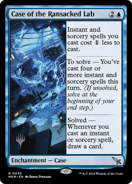 Case of the Ransacked Lab - Promo Pack: Murders at Karlov Manor Magic: The Gathering trading card