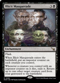 Illicit Masquerade - Promo Pack: Murders at Karlov Manor (PPMKM) #88p - Rare Magic: The Gathering Trading Card
