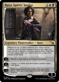 Kaya, Spirits' Justice - Promo Pack: Murders at Karlov Manor (PPMKM) #211p - Mythic Rare Magic: The Gathering Trading Card