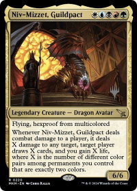 Niv-Mizzet, Guildpact - Promo Pack: Murders at Karlov Manor (PPMKM) #220p - Rare Magic: The Gathering Trading Card