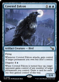 Coveted Falcon - Promo Pack: Murders at Karlov Manor (PPMKM) #48p - Rare Magic: The Gathering Trading Card