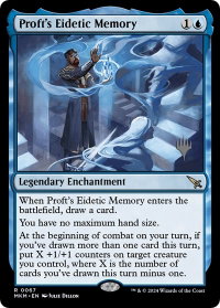 Proft's Eidetic Memory - Promo Pack: Murders at Karlov Manor (PPMKM) #67p - Rare Magic: The Gathering Trading Card