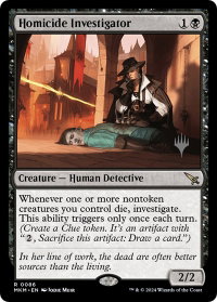 Homicide Investigator - Promo Pack: Murders at Karlov Manor (PPMKM) #86p - Rare Magic: The Gathering Trading Card