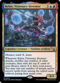 Kylox, Visionary Inventor - Promo Pack: Murders at Karlov Manor (PPMKM) #214p - Rare Magic: The Gathering Trading Card
