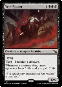 Vein Ripper - Promo Pack: Murders at Karlov Manor (PPMKM) #110p - Mythic Rare Magic: The Gathering Trading Card