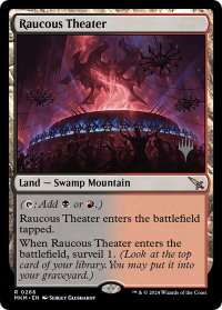 Raucous Theater - Promo Pack: Murders at Karlov Manor (PPMKM) #266p - Rare Magic: The Gathering Trading Card