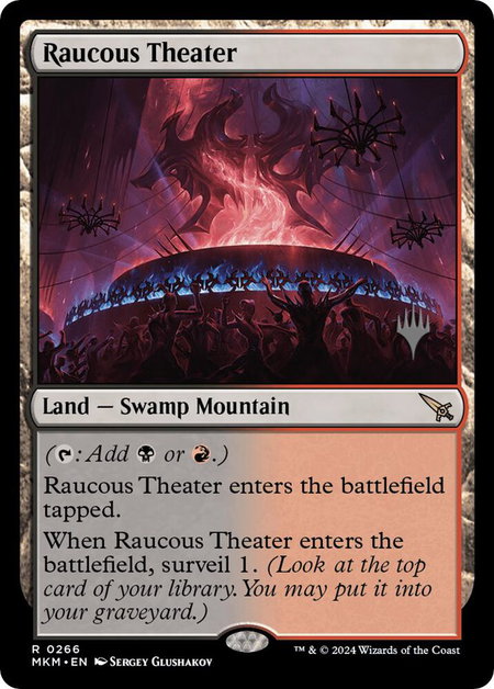 Raucous Theater - Promo Pack: Murders at Karlov Manor Magic: The Gathering trading card