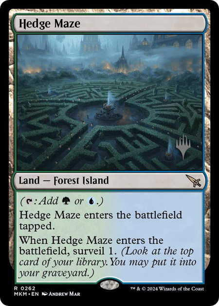 Hedge Maze - Promo Pack: Murders at Karlov Manor Magic: The Gathering trading card