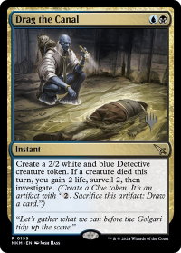 Drag the Canal - Promo Pack: Murders at Karlov Manor (PPMKM) #199p - Rare Magic: The Gathering Trading Card