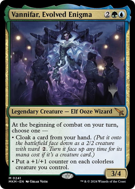 Vannifar, Evolved Enigma - Promo Pack: Murders at Karlov Manor Magic: The Gathering trading card
