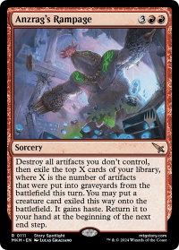 Anzrag's Rampage - Promo Pack: Murders at Karlov Manor (PPMKM) #111p - Rare Magic: The Gathering Trading Card
