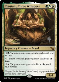 Trostani, Three Whispers - Promo Pack: Murders at Karlov Manor (PPMKM) #238p - Mythic Rare Magic: The Gathering Trading Card