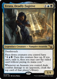 Etrata, Deadly Fugitive - Promo Pack: Murders at Karlov Manor (PPMKM) #200p - Mythic Rare Magic: The Gathering Trading Card