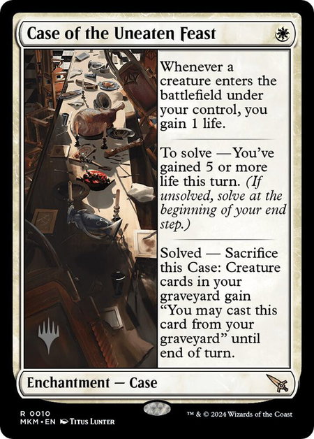 Case of the Uneaten Feast - Promo Pack: Murders at Karlov Manor Magic: The Gathering trading card