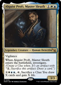 Alquist Proft, Master Sleuth - Promo Pack: Murders at Karlov Manor (PPMKM) #185p - Mythic Rare Magic: The Gathering Trading Card