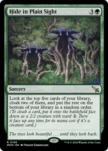 Hide in Plain Sight - Promo Pack: Murders at Karlov Manor Magic: The Gathering trading card