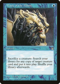 Mask of the Mimic - Stronghold (STH) #null - Uncommon Magic: The Gathering Trading Card