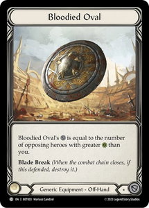 Bloodied Oval - Blitz Deck: Heavy Hitters - Betsy #BET003 - Common Flesh and Blood Trading Card