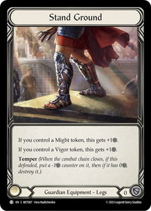 Stand Ground - Blitz Deck: Heavy Hitters - Betsy #BET007 - Common Flesh and Blood Trading Card