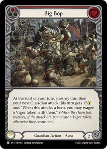 Big Bop (Red) - Blitz Deck: Heavy Hitters - Betsy #BET015 - Common Flesh and Blood Trading Card