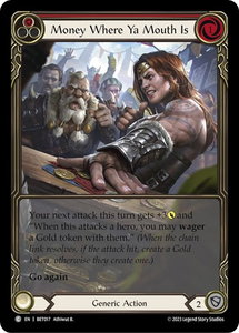 Money Where Ya Mouth Is (Red) - Blitz Deck: Heavy Hitters - Betsy #BET017 - Common Flesh and Blood Trading Card