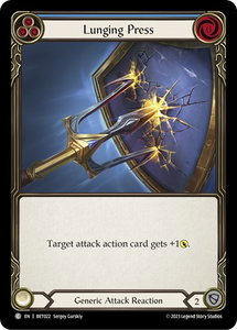 Lunging Press - Blitz Deck: Heavy Hitters - Betsy #BET022 - Common Flesh and Blood Trading Card