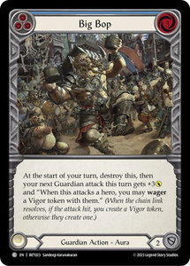 Big Bop (Blue) - Blitz Deck: Heavy Hitters - Betsy #BET023 - Common Flesh and Blood Trading Card