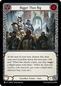 Bigger Than Big (Blue) - Blitz Deck: Heavy Hitters - Betsy #BET024 - Common Flesh and Blood Trading Card
