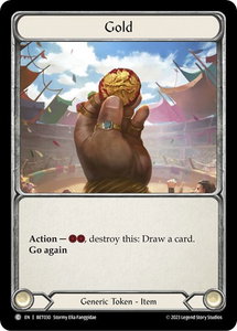Gold - Blitz Deck: Heavy Hitters - Betsy #BET030 - Token Flesh and Blood Trading Card