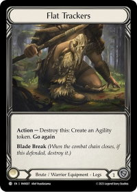 Flat Trackers - Blitz Deck: Heavy Hitters - Rhinar  #RNR007 - Common Flesh and Blood Trading Card