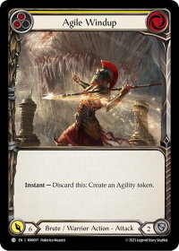 Agile Windup (Yellow) - Blitz Deck: Heavy Hitters - Rhinar  #RNR017 - Common Flesh and Blood Trading Card
