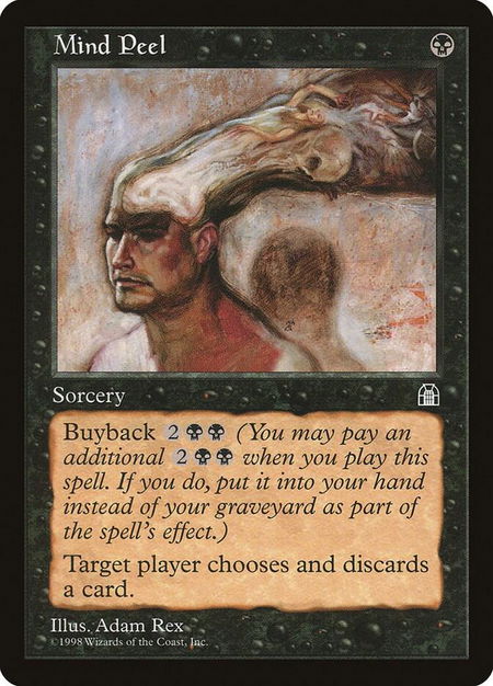 Mind Peel - Stronghold Magic: The Gathering trading card