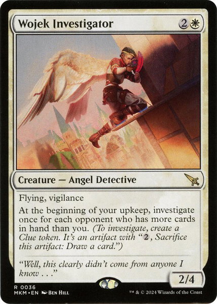 Wojek Investigator (b) trading card from Murders at Karlov Manor Wojek Investigator (b) - Murders at Karlov Manor Magic: The Gathering trading card