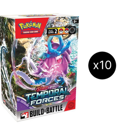 Temporal Forces Build & Battle Box Display trading card from SV05: Temporal Forces Temporal Forces Build & Battle Box Display - SV05: Temporal Forces Pokémon trading card