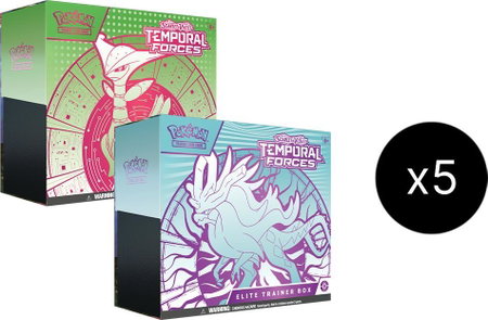Temporal Forces Elite Trainer Box Case - SV05: Temporal Forces Pokémon trading card