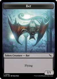 Bat Token - Murders at Karlov Manor (MKM) #4 - Token Magic: The Gathering Trading Card
