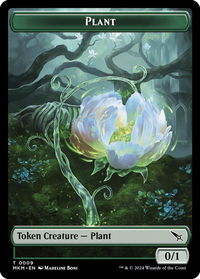 Plant Token - Murders at Karlov Manor (MKM) #9 - Token Magic: The Gathering Trading Card