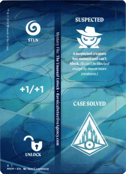 Punch Card Token (X1 // X2) trading card from Murders at Karlov Manor Punch Card Token (X1 // X2) - Murders at Karlov Manor Magic: The Gathering trading card
