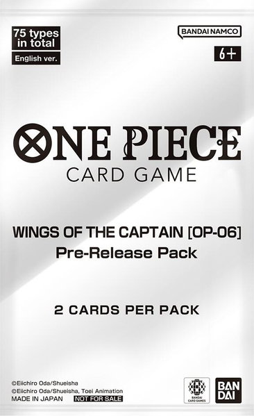 Wings of the Captain - Pre-Release Pack trading card from Wings of the Captain Pre-Release Cards Wings of the Captain - Pre-Release Pack - Wings of the Captain Pre-Release Cards One Piece trading card