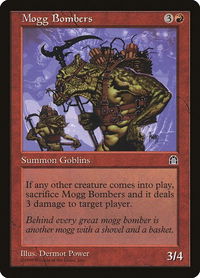 Mogg Bombers - Stronghold (STH) #null - Common Magic: The Gathering Trading Card