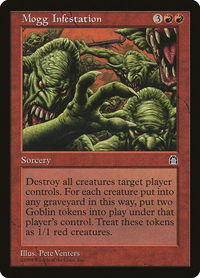 Mogg Infestation - Stronghold (STH) #null - Rare Magic: The Gathering Trading Card